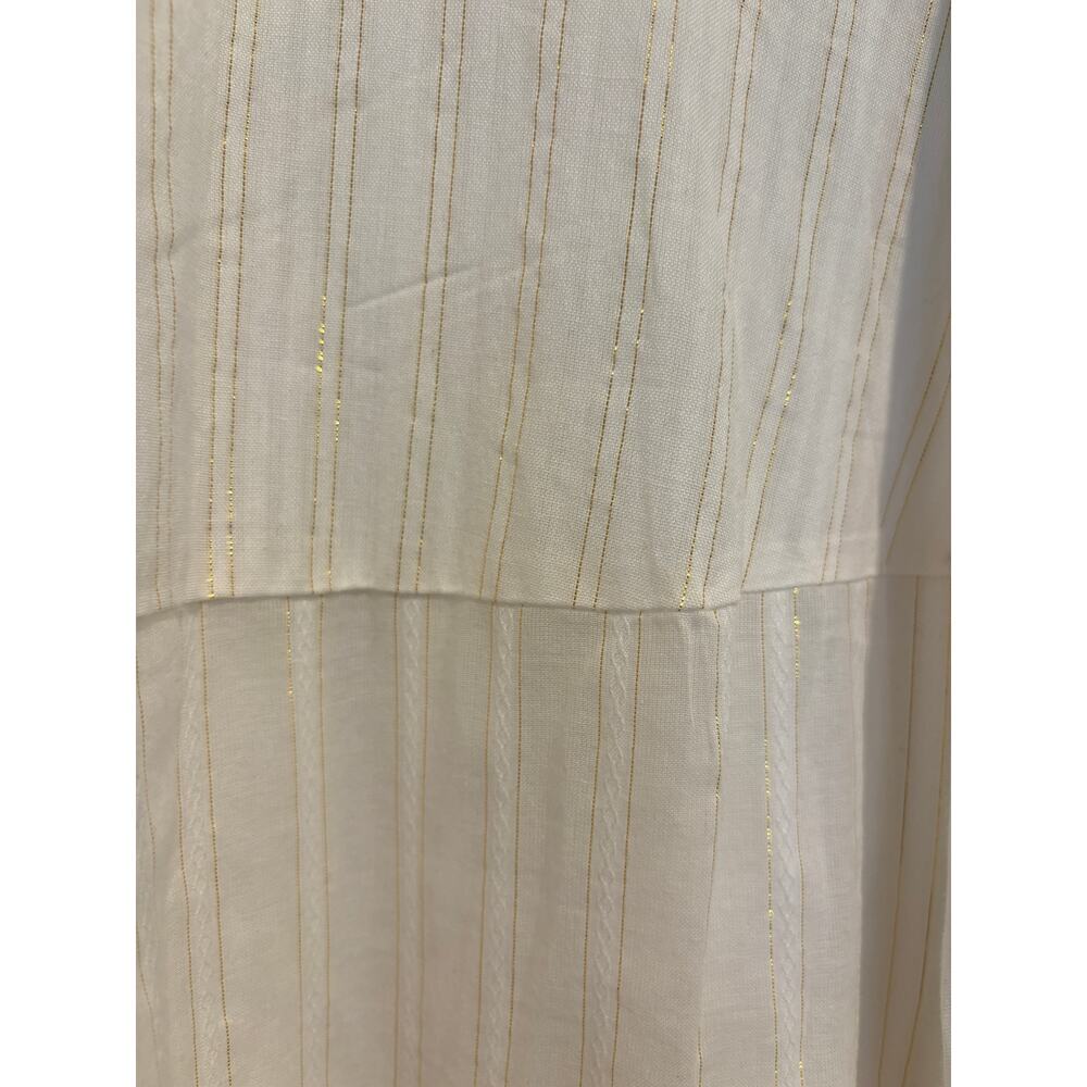 Vince Camuto Tiered Maxi Dress Womens Size Small S White Cottagecore Boho - Picture 3 of 7